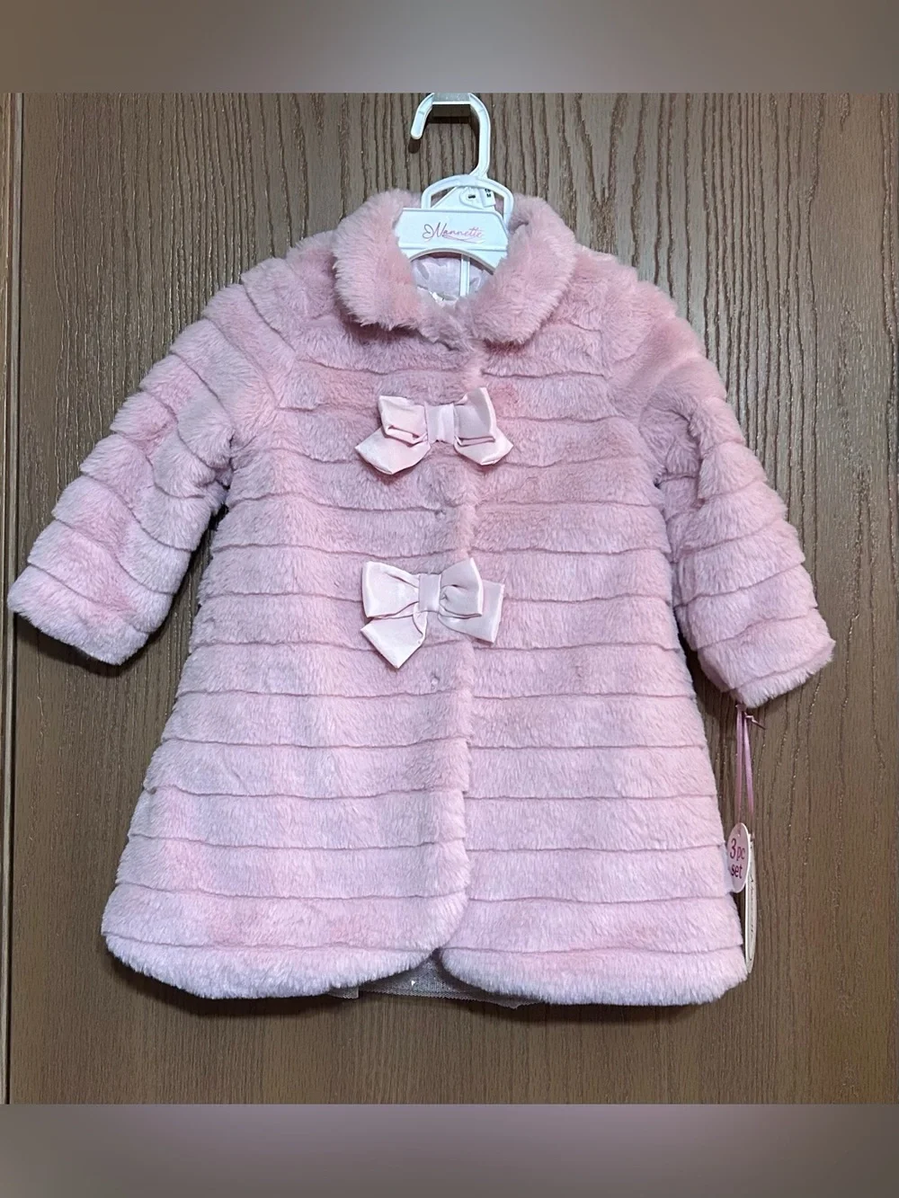 Nannette Faux Fur Coat and Dress Set